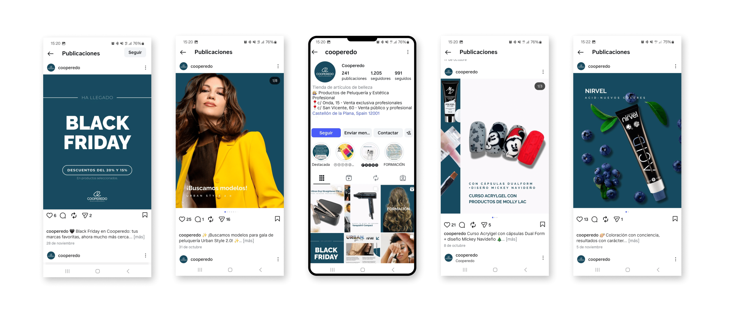 Mockup de diseño web responsive mostrando interfaz UX/UI en dispositivo móvil