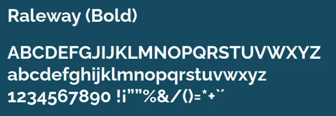 Tipografía Raleway Bold aplicada a la identidad visual de Cooperedo