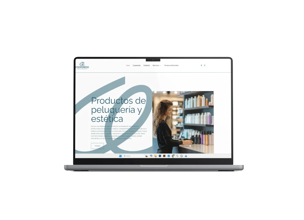 Proyecto de branding, redes sociales y diseño web realizado por la agencia de marketing Iwigo para Cooperedo