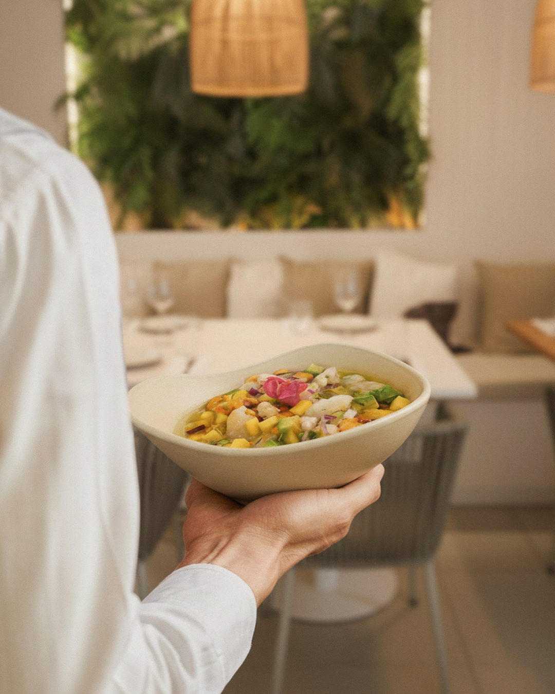 Ceviche de pescado con mango y aguacate — LIA