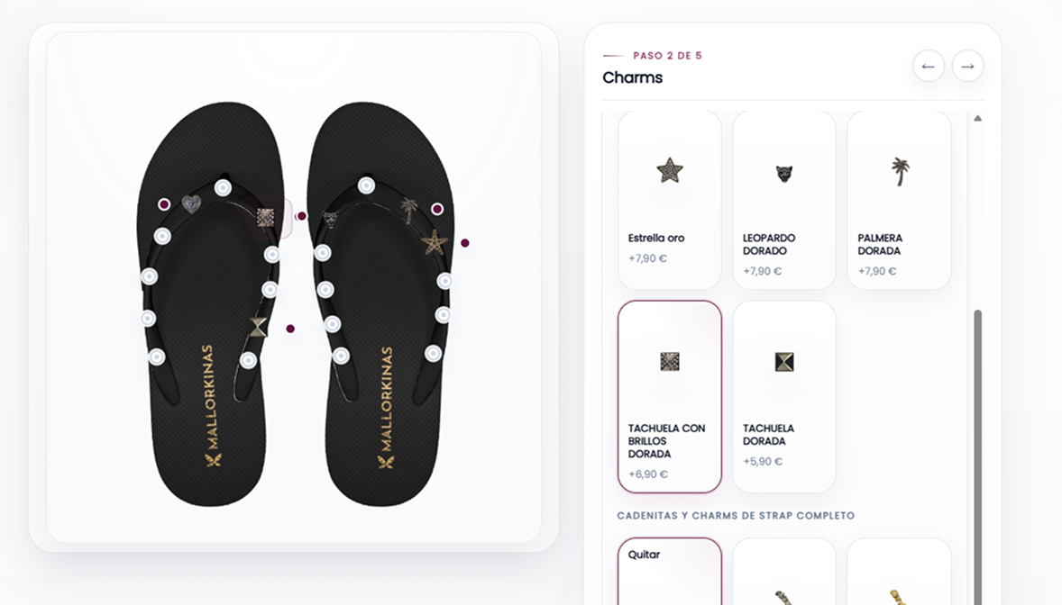 Personalizador Mallorkinas — paso 2