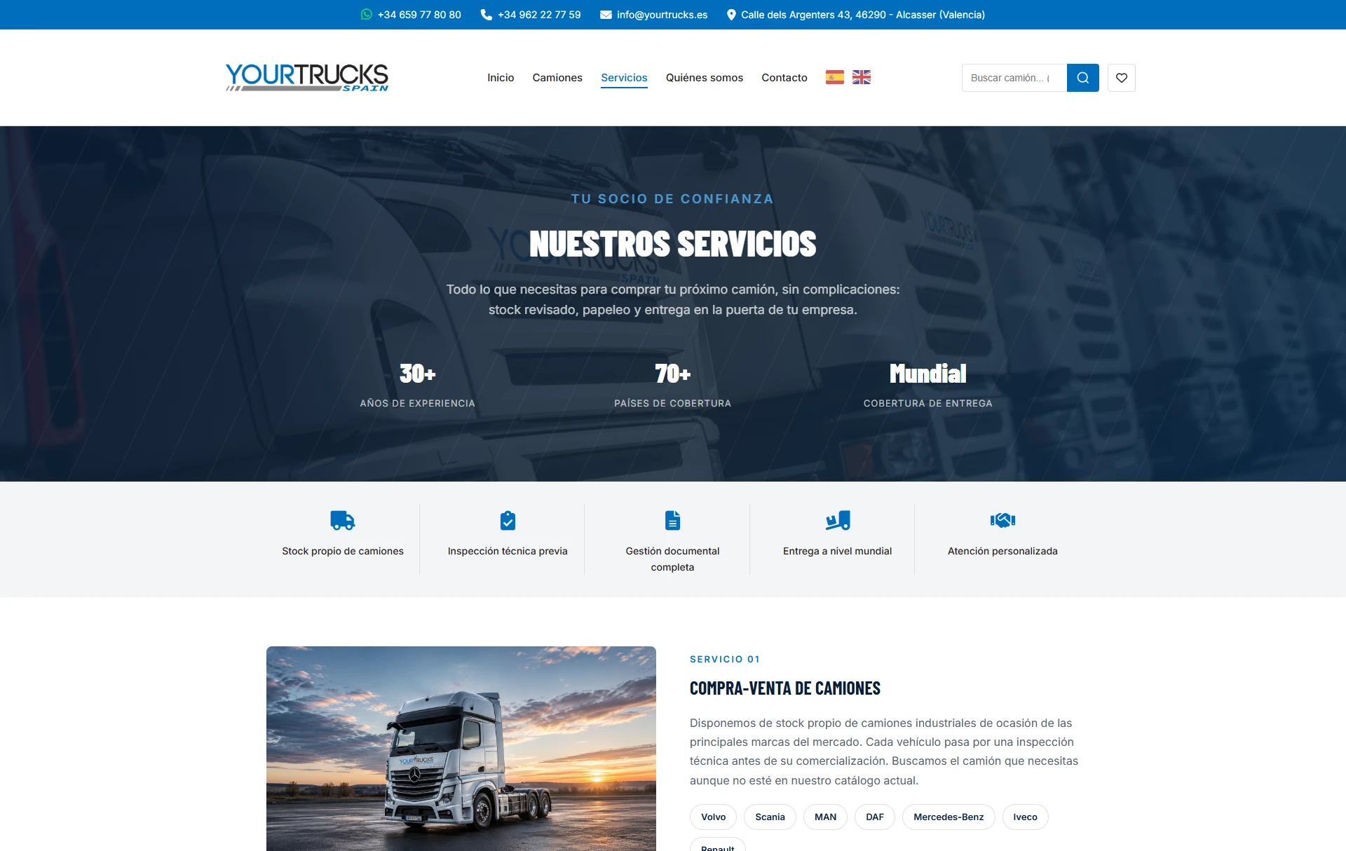 Servicios YourTrucks Spain